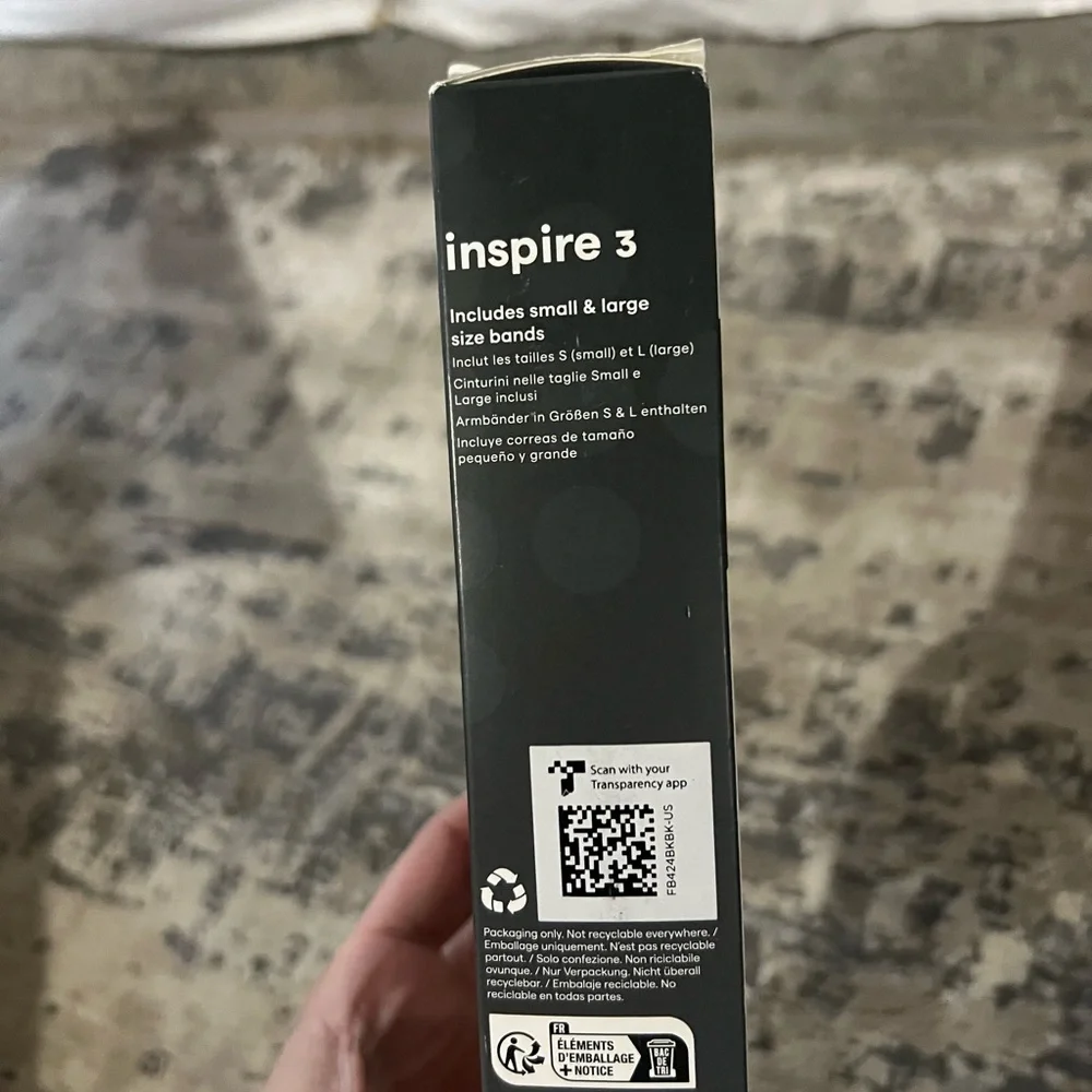 NEW Fitbit Black Inspire 3 Activity Tracker